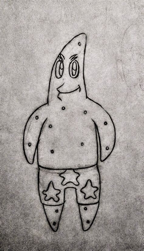 Sketch Of Patrick Star (Nickelodeon) by SemaJune2002 on DeviantArt