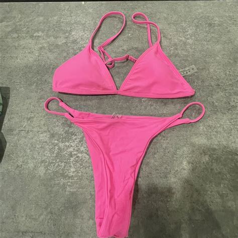 Shein Hot Pink Swimsuit Never Worn Wasnt The Depop