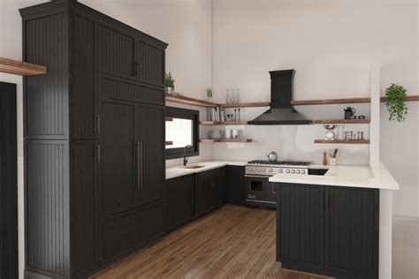 Black stain for kitchen cabinets