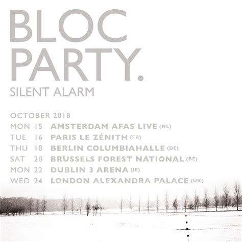 Bloc Party to play landmark record Silent Alarm in full at new European ...