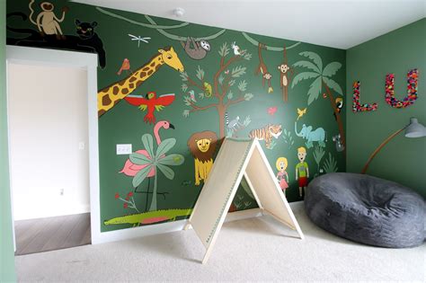 Toddler jungle bedroom room reveal!