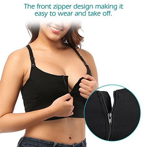 Momcozy Pumping Bras Hand Free For Women Deep V Breast Pump Bra For