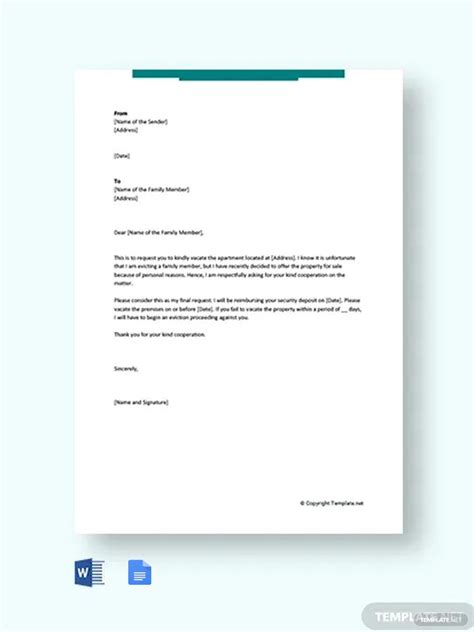 Editable Eviction Letter Templates in Adobe PDF to Download