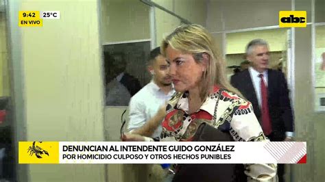 Denuncian al intendente Guido González por homicidio culposo y otros