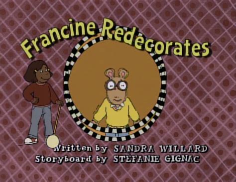 Francine Redecorates Arthur Wiki