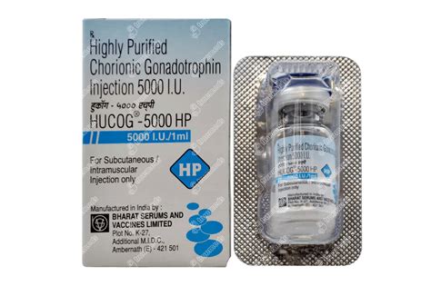 Hucog Hp 5000 Iu Injection 1 - Uses, Side Effects, Dosage, Price | Truemeds