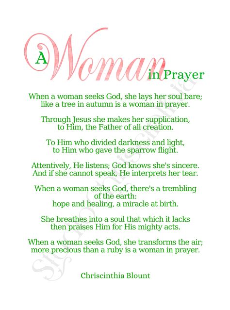 Christian Poems, Praying Women, Christmas in July 2024, Christian Printable, Church Conference ...