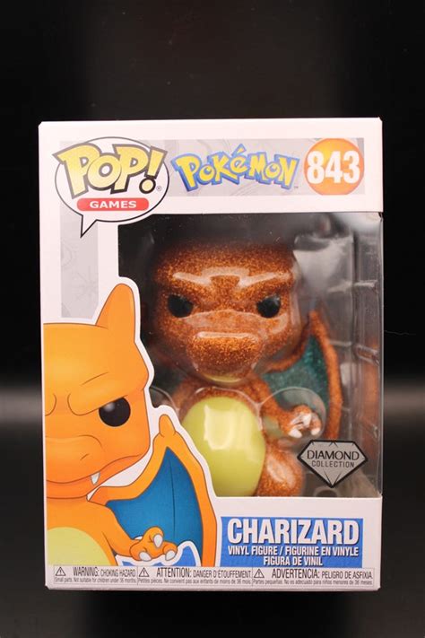 Diamond Edition Shiny Charizard Custom Funko Pop Figure