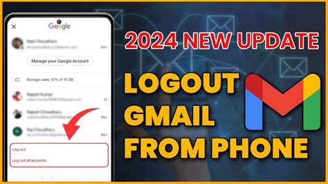 How To Log Out Gmail Account From Android Phone Remove Google