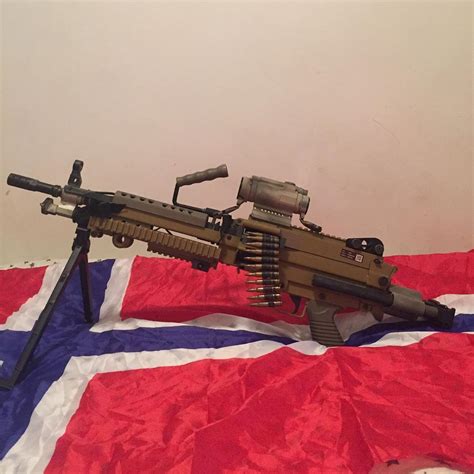 Leo On Instagram Fn Perfection Custom M249 Norwegian Style