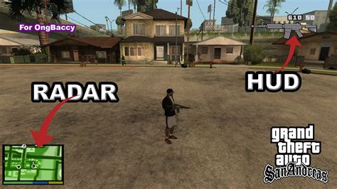 Mod Radar Gps E Hud Do Gta V Para Gta San Andreas Youtube