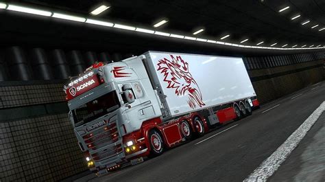 Scania R Streamline Rjl Scania White Red Combo Pack Accessory