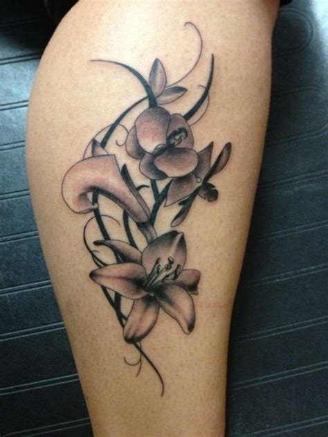 43 Best Orchid Flower Tattoo Designs Ideas