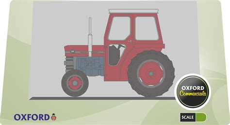 Oxford Diecast Massey Ferguson 135 Red 1 76 Scale