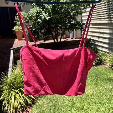 Hot Pink Crop Top Size Depop