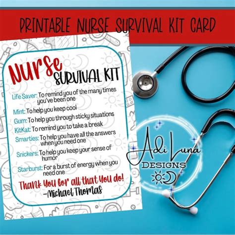 Survival Kit Printable Etsy