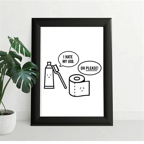 Bathroom Wall Decor Bathroom Wall Art Bathroom Prints Etsy