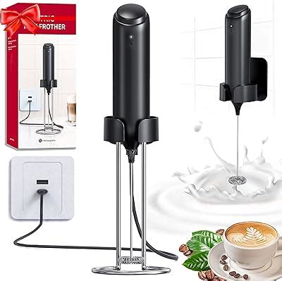 Amazon Flendy Rechargeable Milk Frother Handheld Coffee Frother