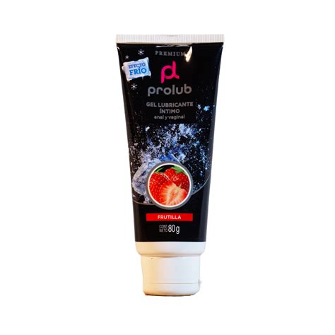 Gel Lubricante Anal Vaginal ProLub Efecto Frio Frutilla 80g ProErotic