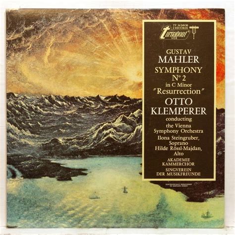 Mahler Symphony No2 Resurrection De Otto Klemperer Double 33t