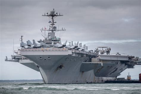 Most Us Aircraft Carriers Sit Idle In Virginia Ports • Virginia Mercury