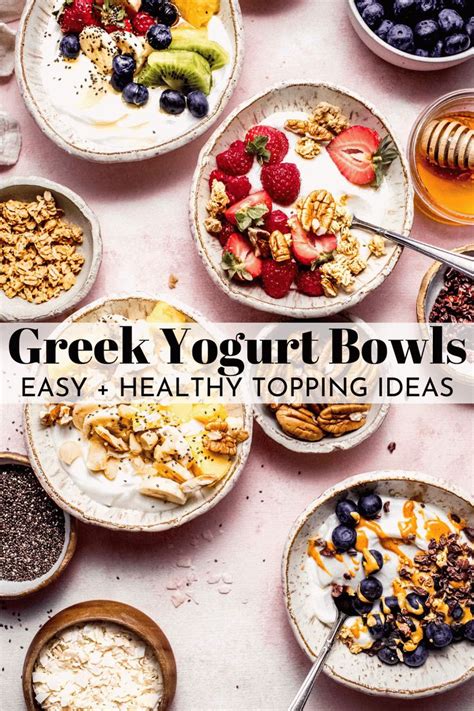 Greek Yogurt Breakfast Bowls Are Packed With Calcium Protein