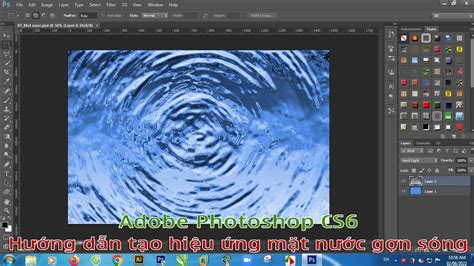 Hướng dẫn cách tạo hiệu ứng mặt nước có gợn sóng tùy ý sử dụng filter
