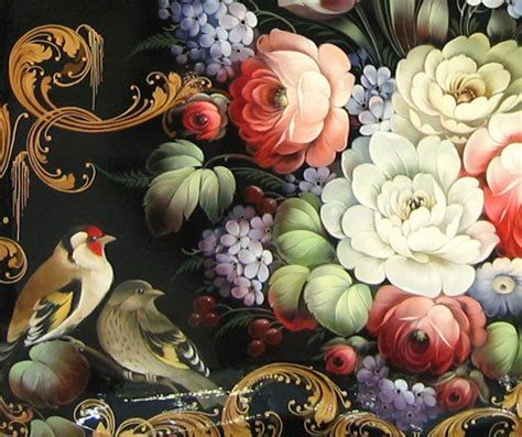 Бархатный вечер | Картины роз, Русское народное искусство, Рисунки