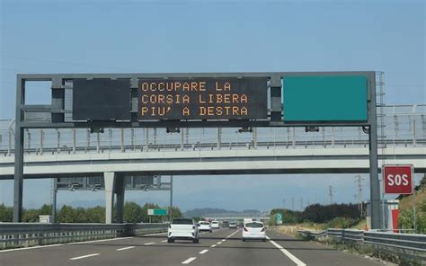 Autostrade aumento limite di velocità a 150 Km h dove e in quali