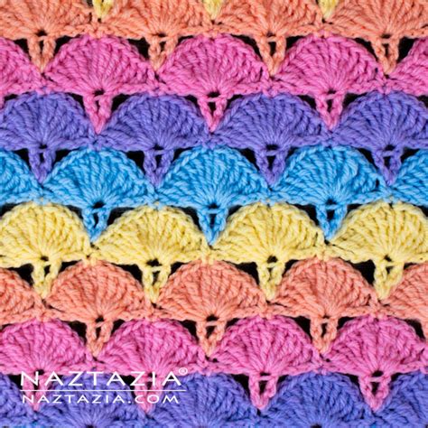 Crochet Large Fan Stitch - Naztazia