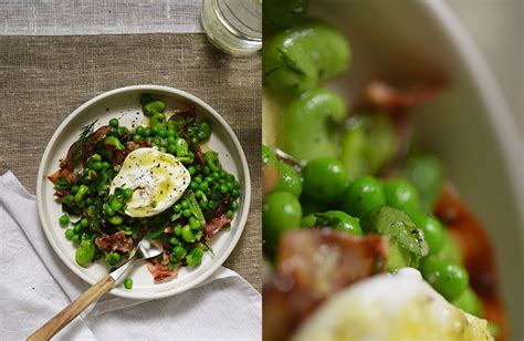 Broad Bean Pea Pancetta And Herby Spring Salad The Travelling Pantry