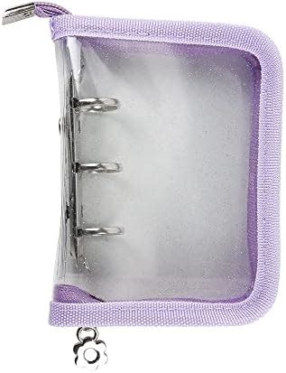 Amazon Mini Size Ring Binder Cover Transparent Soft Pvc Cash