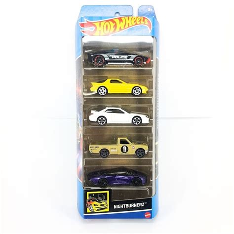 Hot Wheels 5 Packs Nightburnerz Datsun 620 Shopee Malaysia