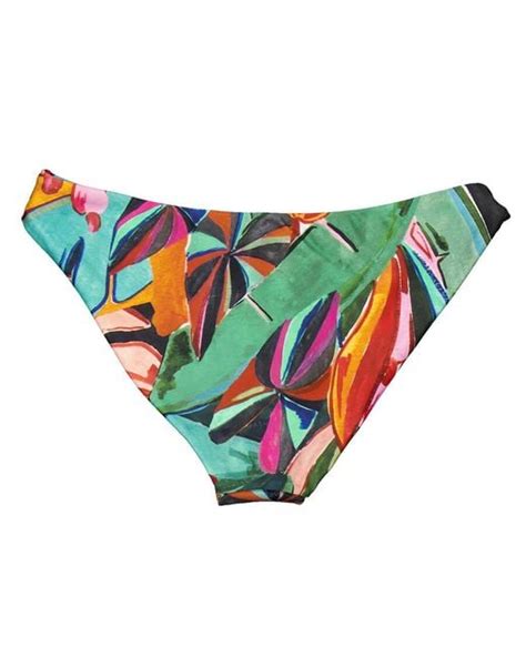FARM Rio Banana Foliage Print Bikini Bottoms In Green Lyst