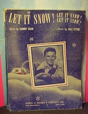 FRANK SINATRA Sheet Music LET IT SNOW! LET IT SNOW! | eBay