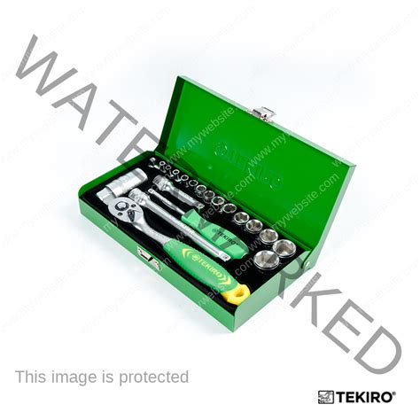 Socket Set 1 4 3 8 21 Pcs 6 PT Tekiro