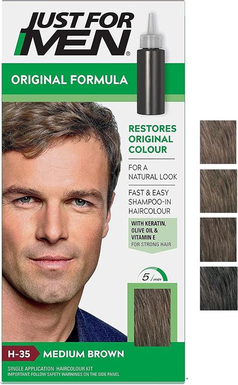 Just For Men Original Formula Medium Brown Hair Dye Restores Original