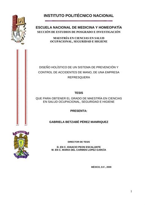 PDF INSTITUTO POLITÉCNICO NACIONAL directos de la