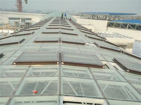 Metal Roof Skylight With Steel Space Frame Structure For Office