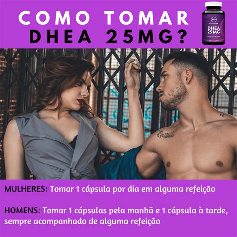 Dhea Benefícios Para O Homem - DHEA 25mg - 50mg - Micronizada - MRM - 90 Capsulas