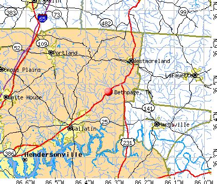 Bethpage, Tennessee (TN 37022) profile: population, maps, real estate, averages, homes ...