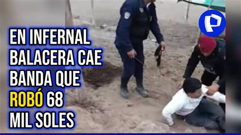 Cañete capturan a peligrosa banda de delincuentes que robó S 68 mil a