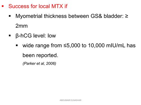 Cesarean Scar Ectopic Pregnancy Current Management Strategies Ppt