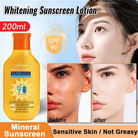 Jual Glowing Up Sunscreen Lotion SPF 90 PA Wajah Dan Badan