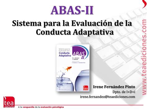 Ppt Abas Ii Sistema Para La Evaluación De La Conducta Adaptativa Powerpoint Presentation Id