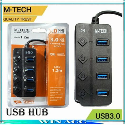 Jual Usb Hub M Tech Port On Off Saklar Mt Uh Terminal Usb