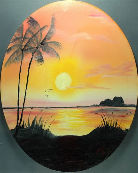 Rock Painting Ideas Sunset Easy I Will Burn