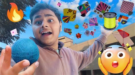 Kite Flying Cutting In Sunday Cutting Kite Youtube