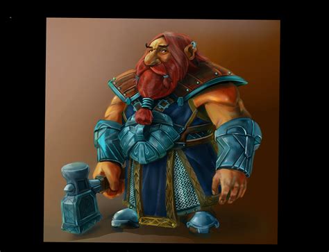 Dwarf Paladin on Behance