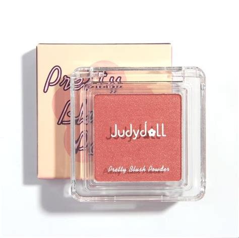 Judydoll Silky Monochrome Blush Nude Makeup Blush Apricot Roasted Milk Tea Natural Brighten Skin